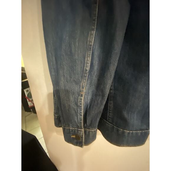 Wrangler Denim Jacket Women’s Size XXL Distressed Cowgirl Cowboy Rodeo Western - Picture 6 of 9